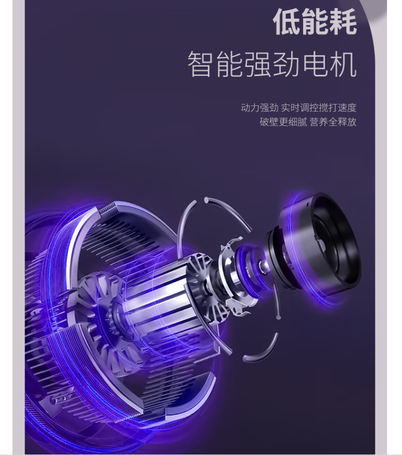 MELNG/美菱 多功能迷你破壁机 MB-LC0601高清大图