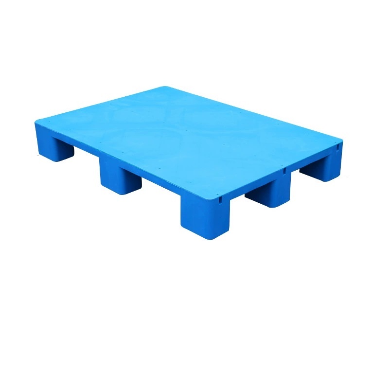 宁储 塑料托盘 平板九脚托盘 100*70*14cm 张高清大图