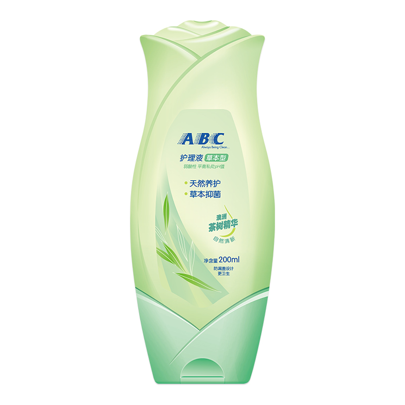 ABC 女士 卫生护理液 清洁 私处洗液(中药护理配方)200ml