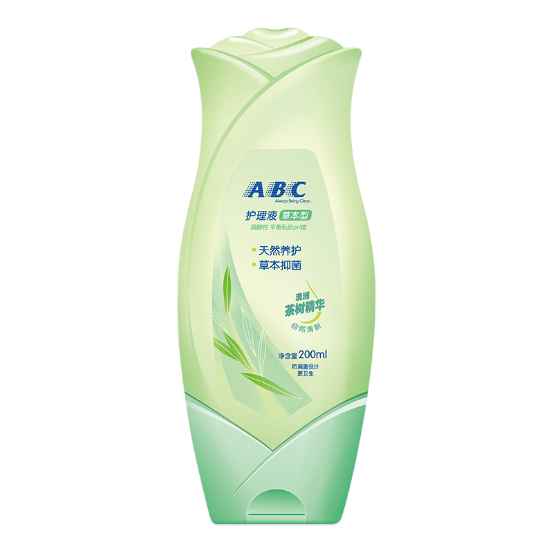 ABC 女士 卫生护理液 清洁 私处洗液(中药护理配方)200ml