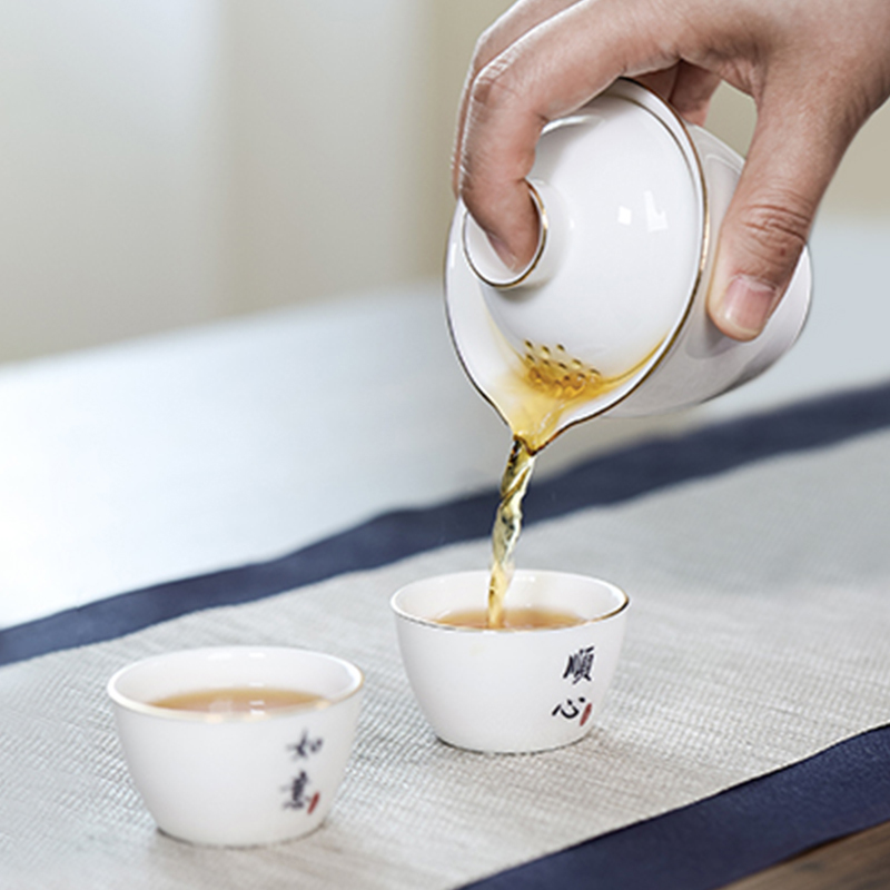 萬春和 万春和欢喜便携组 蓝色皮盒包高清大图