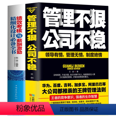 [正版]全2册绩效与薪酬管理 绩效考核与薪酬激励精细化设计全书+管理不狠 公司不稳营销企业管理方面的书籍领导力团队管理