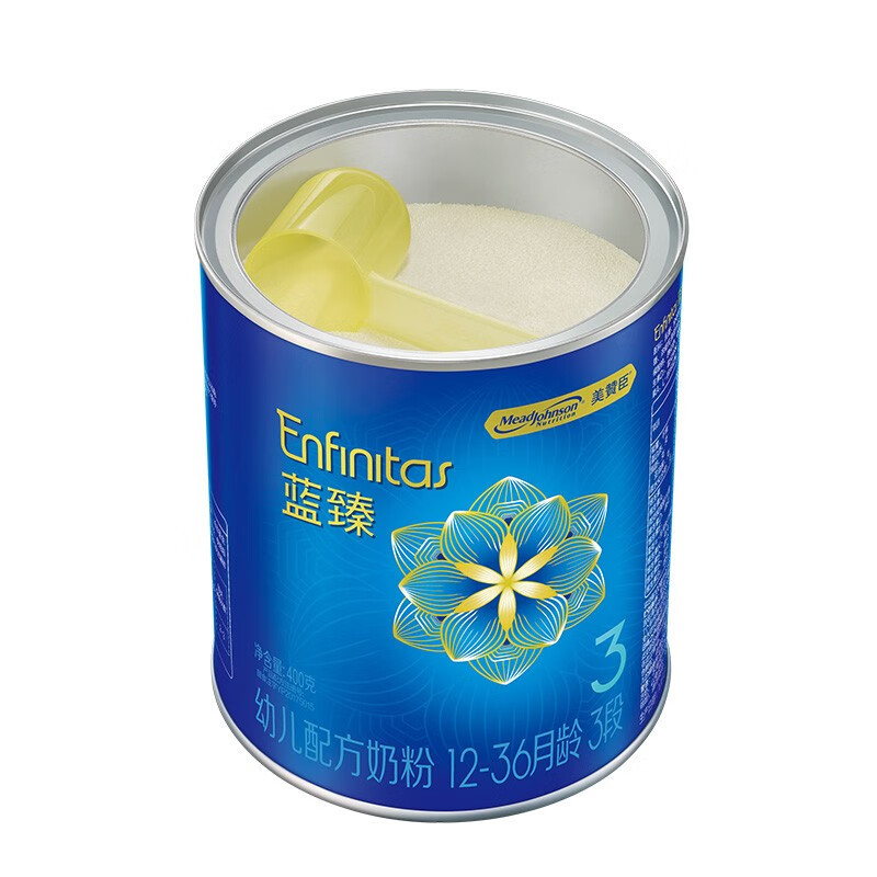 美赞臣蓝臻3段400g*1罐装婴儿奶粉三段试用装新生儿配方12-36个月乳铁蛋白荷兰