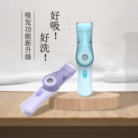 婴儿理发器纳丽雅超 吸发家用儿童剃头宝宝电推子儿USB充电 冰岛蓝 吸发送18件套+指甲套