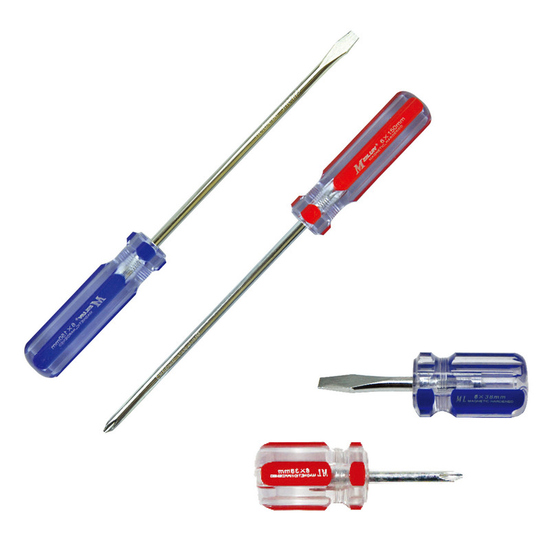 一字型彩条螺丝刀6*250高清大图