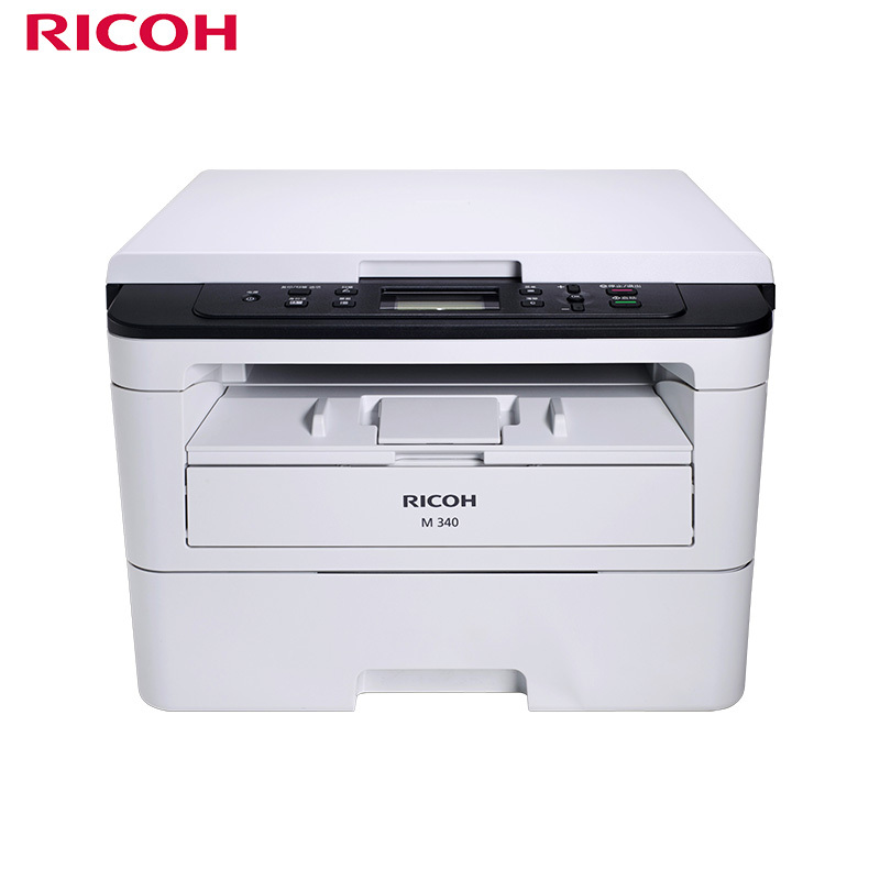 理光(Ricoh)M 340 A4 黑白激光 打印机 复印机 扫描三合一多功能一体机(双面打印/复印/扫描)
