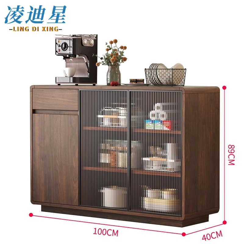 凌迪星餐边茶水柜高清大图
