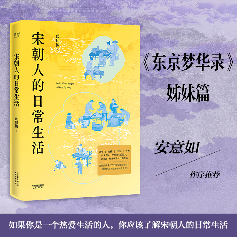 [正版]央视网宋朝人的日常生活 如果你是一个热爱生活的人 你应该了解宋朝人的日常生活 安意如作序 GM高清大图