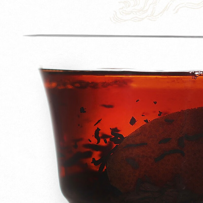 大益茶叶 普洱茶 柑普茶 宫廷陈皮礼盒 熟茶200g+新会三年陈皮50g 礼盒装高清大图