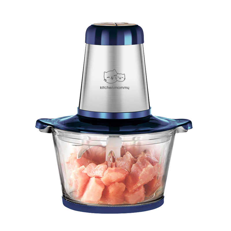 厨创妈咪(kitchen mommy)绞肉机双档位双层四刀高速家用绞肉机SJ007