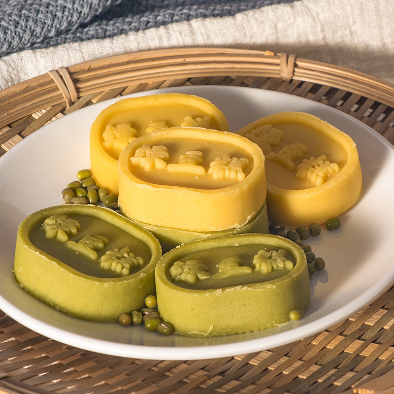 老香斋绿豆糕送礼非遗零食追剧小吃饼干国潮糕点上海特产