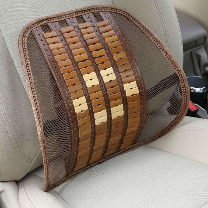 汽车腰靠夏季座椅透气腰靠按摩腰垫靠背办公室护腰靠垫车内饰用品