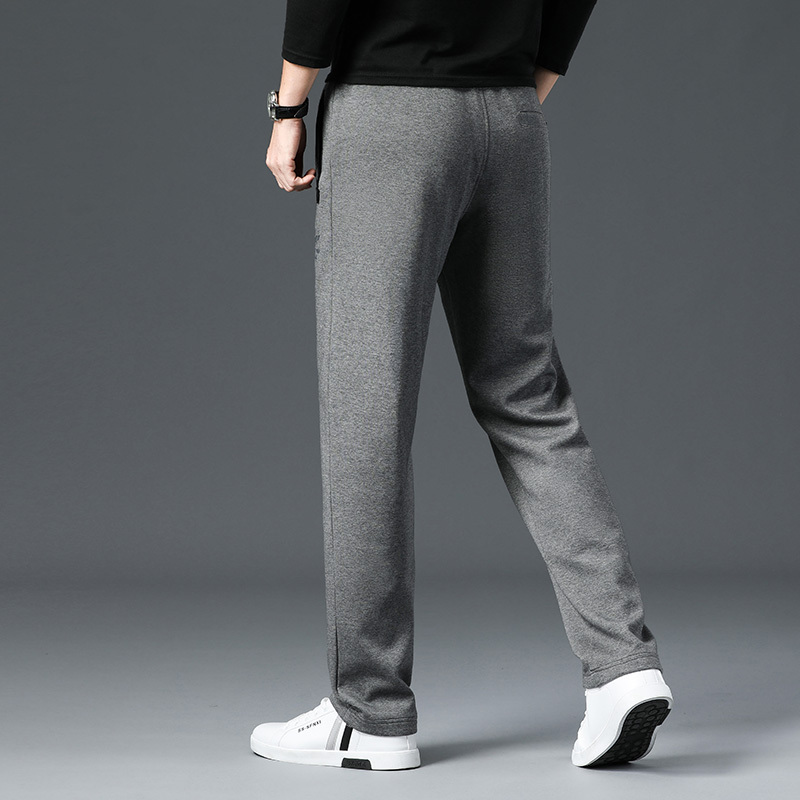 神州骆驼earthcamel春秋棉质男士休闲裤松紧腰卫裤系带中腰裤微弹户外