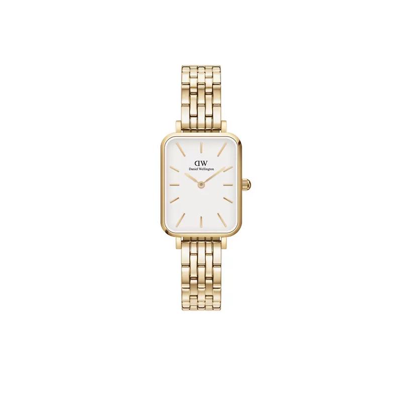 丹尼尔惠灵顿(Daniel Wellington)女款简约金色不锈钢机械表时尚优雅可替换表带腕表高清大图