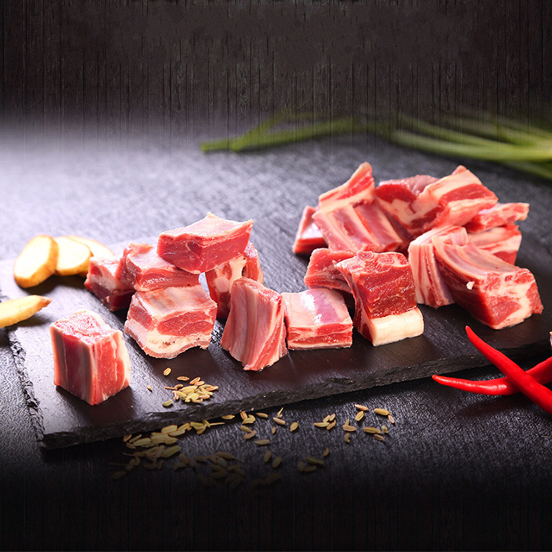 食无竹 羊排 3斤 羊棒骨 羊腿 山羊 手抓羊肉 牛骨切片 无肉 无骨髓(3斤)