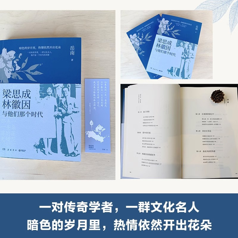 [正版]梁思成林徽因与他们那个时代岳南民国大师传记力作 现梁思成林徽因那个时代的光荣与梦想解谜学者们的隐秘心路 书店书