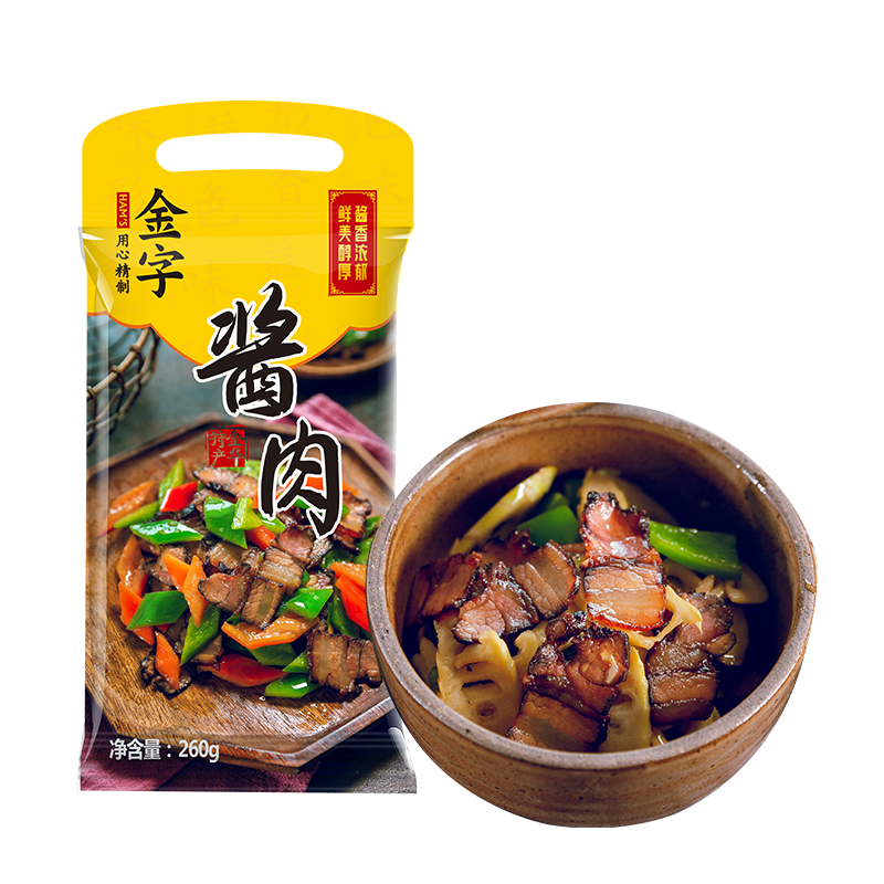 金字风味酱肉260g酿造酱油酱制五花酱油肉浙味醇香蒸蒸即食
