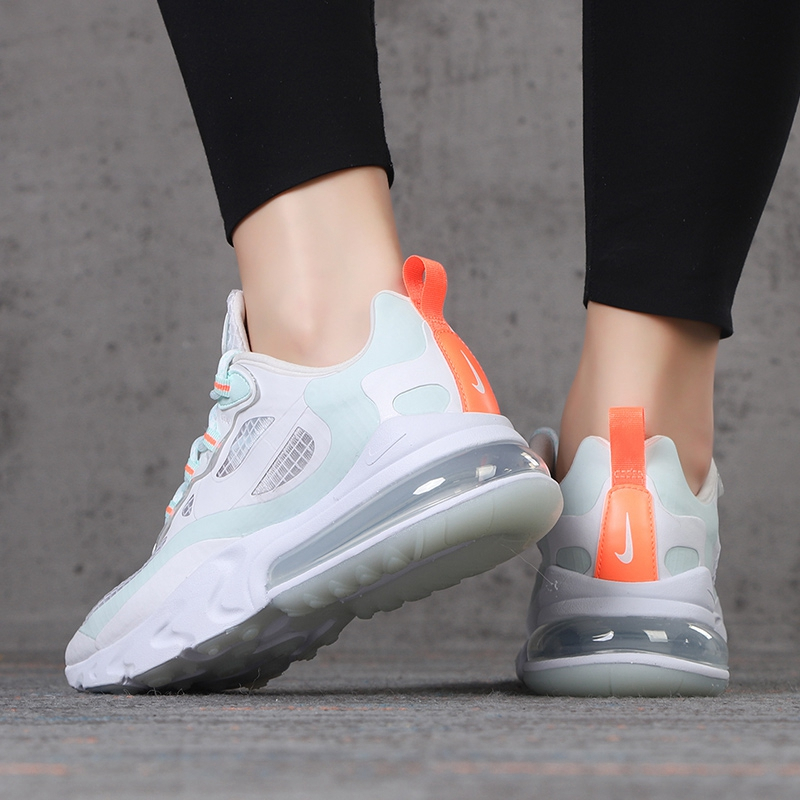 NIKE/耐克 女鞋 2020新款AIR MAX 270 REACT SE气垫缓震耐磨跑步鞋 CJ0620-100
