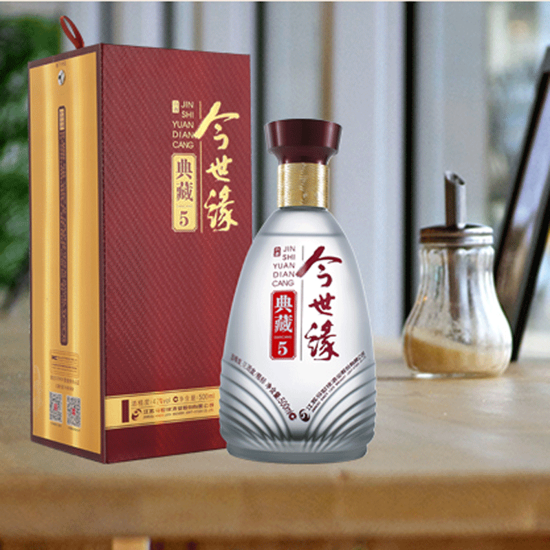 今世缘 典藏5 42度 500ml 单瓶 白酒