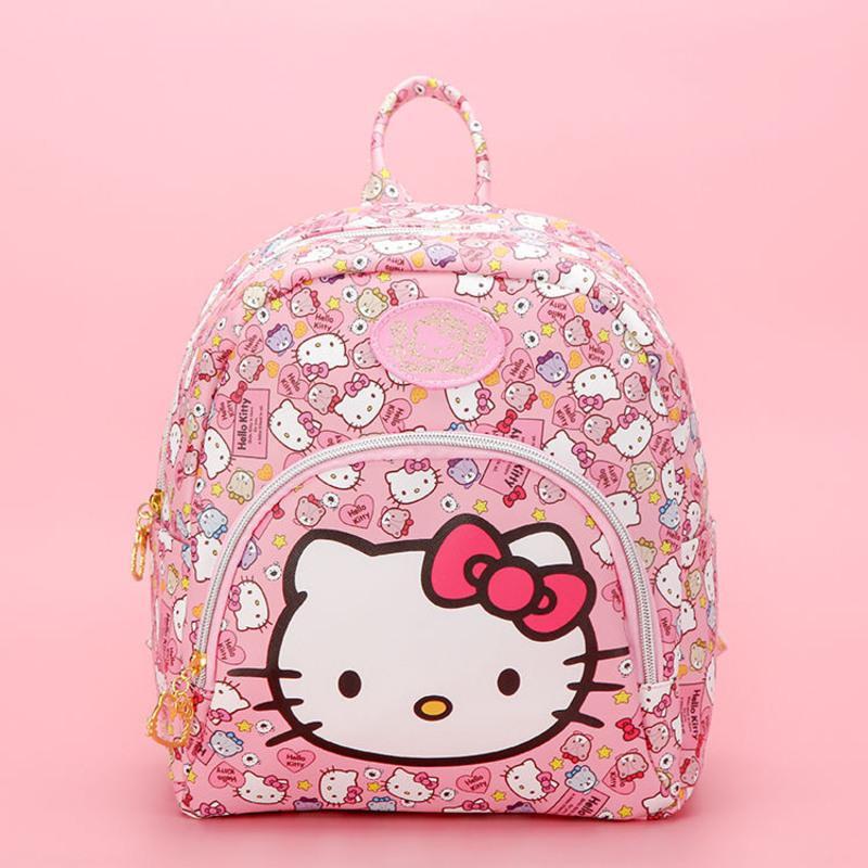 hello kitty凯蒂猫儿童小学生小书包角落女孩女童时尚休闲双肩包 KT全身