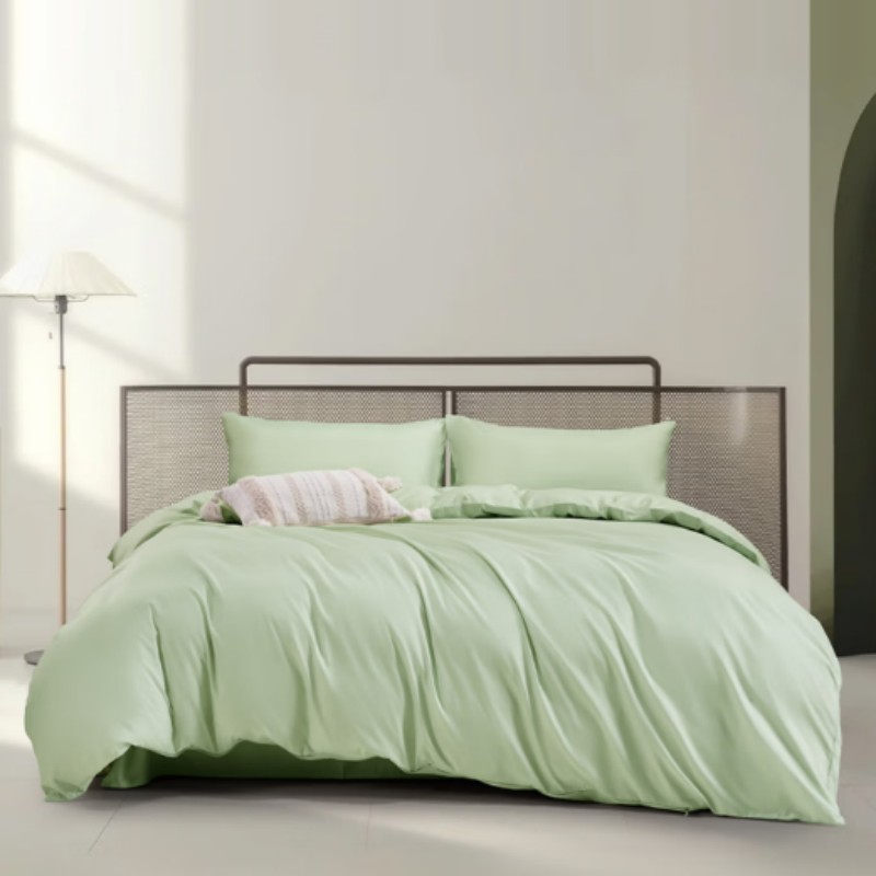 水星家纺床上用品印花四件套翠若碧影床单款220cm×240cm/套