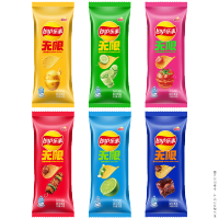 乐事(LAY'S)薯片 混合多口味40g*6袋 抽屉装 240g
