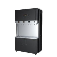 乐创 (lecon)商用直饮机 120L不锈钢开水器 RO反渗透五级过滤饮水机 两开两净/四开 LC-J-BH120