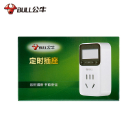 公牛(BULL) GND-1 智能定时器插座 一位五孔电源插座/无线插排/接线板(需在0度以上环境使用)