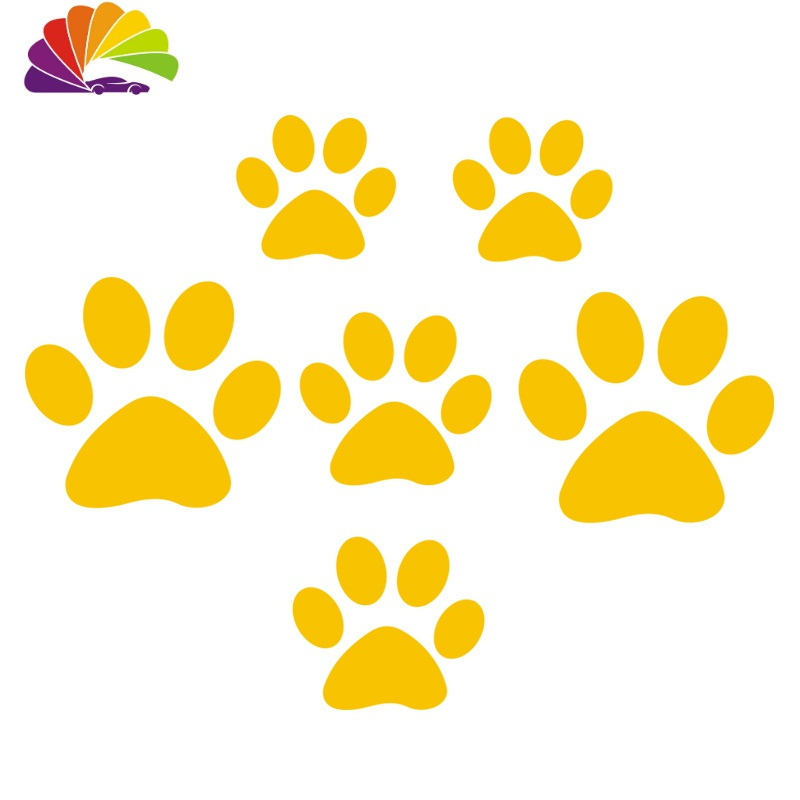 黄色熊爪6个视频介绍_舒适主义汽车贴纸车身装饰个性贴纸刮痕创