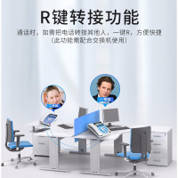 中诺w668固定电话机座机 家用时尚座式固话坐机办公商务来电显示 白色