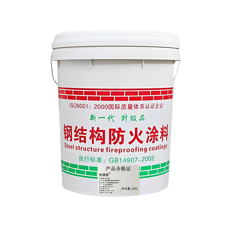 特漆猫 钢结构防火油漆 水性(国标) 25kg 桶高清大图