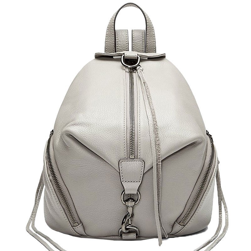 [直营]瑞贝卡·明可弗(Rebecca Minkoff) 中号Julian真皮可调节双肩背包
