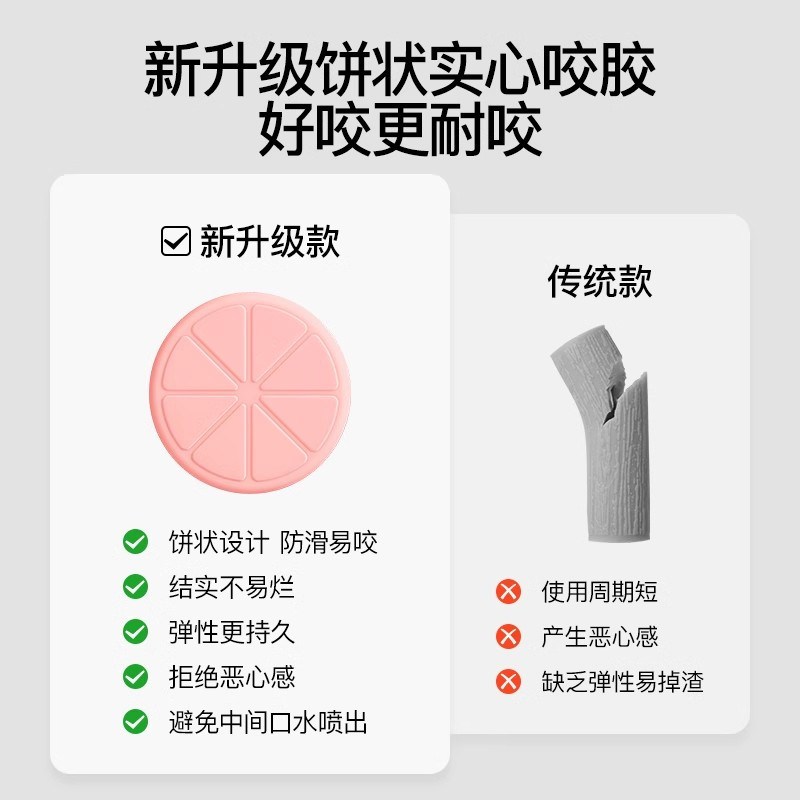 咬胶正畸隐形牙套咬胶棒牙套脸正畸专用实心咬胶矫正牙齿整牙适美高清大图