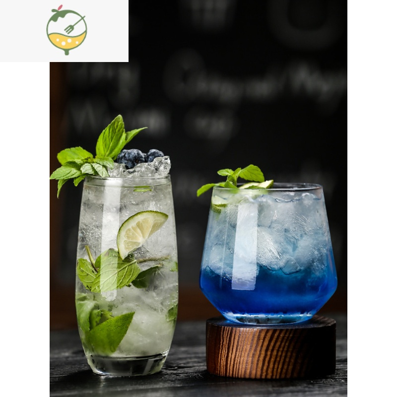 酒杯酒吧长饮杯柯林杯果汁杯酒杯杯子mojito莫吉托杯水晶材质510ml
