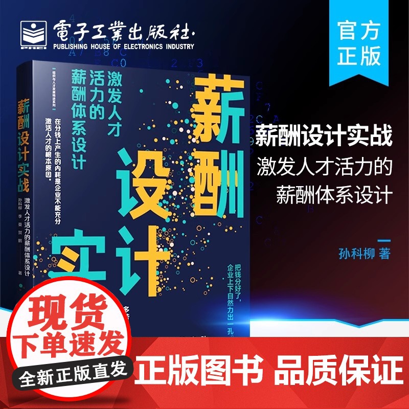 薪酬设计实战:激发人才活力的薪酬体系设计 孙科柳 电子工业出版社 正版书籍高清大图