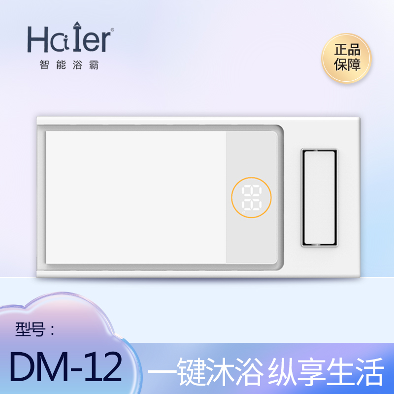 HCIIER 智能电器 (DM-12)风暖风浴霸灯集成吊顶嵌入式智能浴室暖风机取暖器