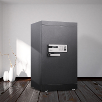 得力(deli)保险柜 高82cm指纹+密码防盗国标保险箱 办公家用保险柜密码柜4093