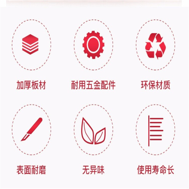 舜灏 SH-802-RMYG0.8M 二门衣柜 三胺板(单位:个)高清大图
