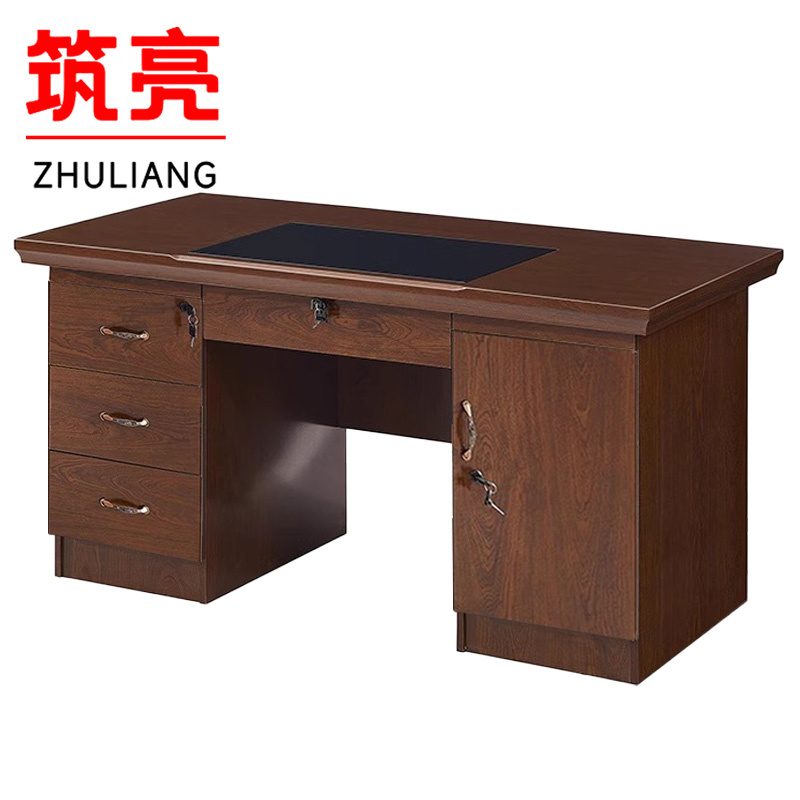 筑亮 办公桌 1.2m四抽 张高清大图