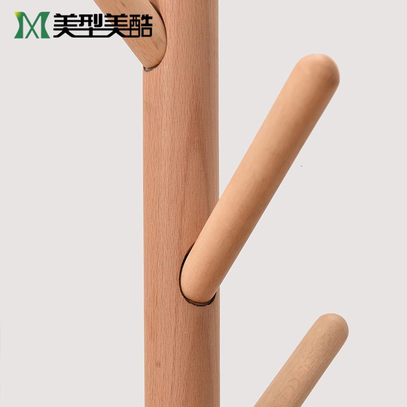 森美人家用实木换鞋凳衣帽架组合一体多功能衣架鞋凳挂衣架口衣服架子高清大图