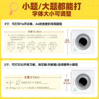 喵喵机 [升级款]P3S超清双尺寸白色300DPI(24卷不干胶)