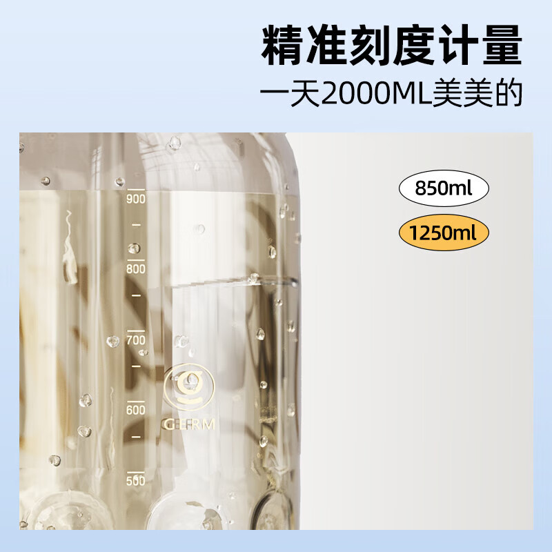 格沵germ可口可乐联名款律动水杯(可乐红)1250ml GE-CK24SS-S66-1高清大图