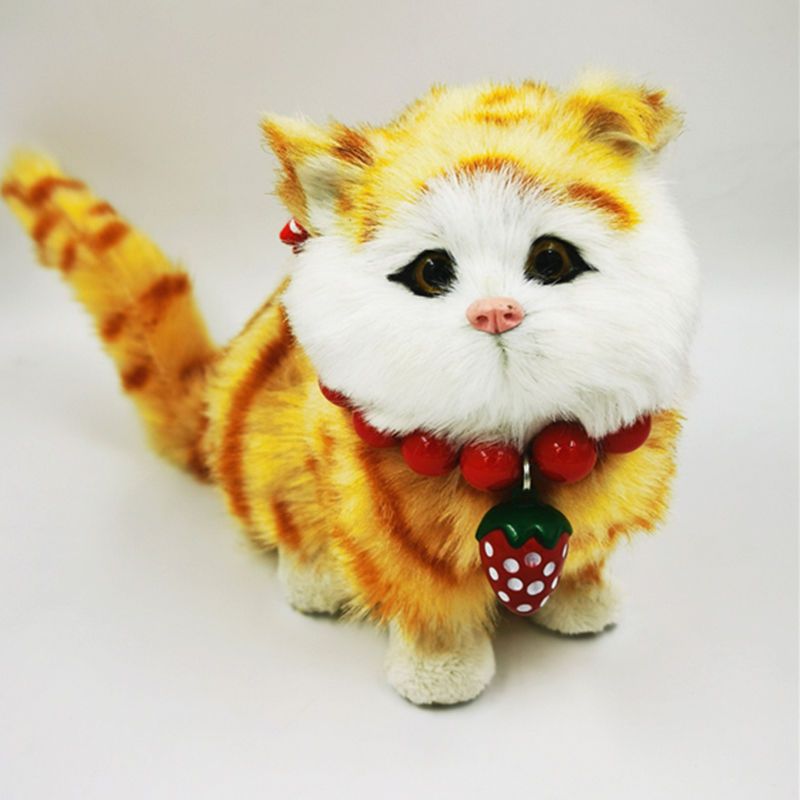 狗狗波点花朵珍珠项链潮宠物防走丢狗牌饰品泰迪猫咪小大型犬脖圈 蓝色波点蓝大珠子项链+圆紫草莓 S-小型