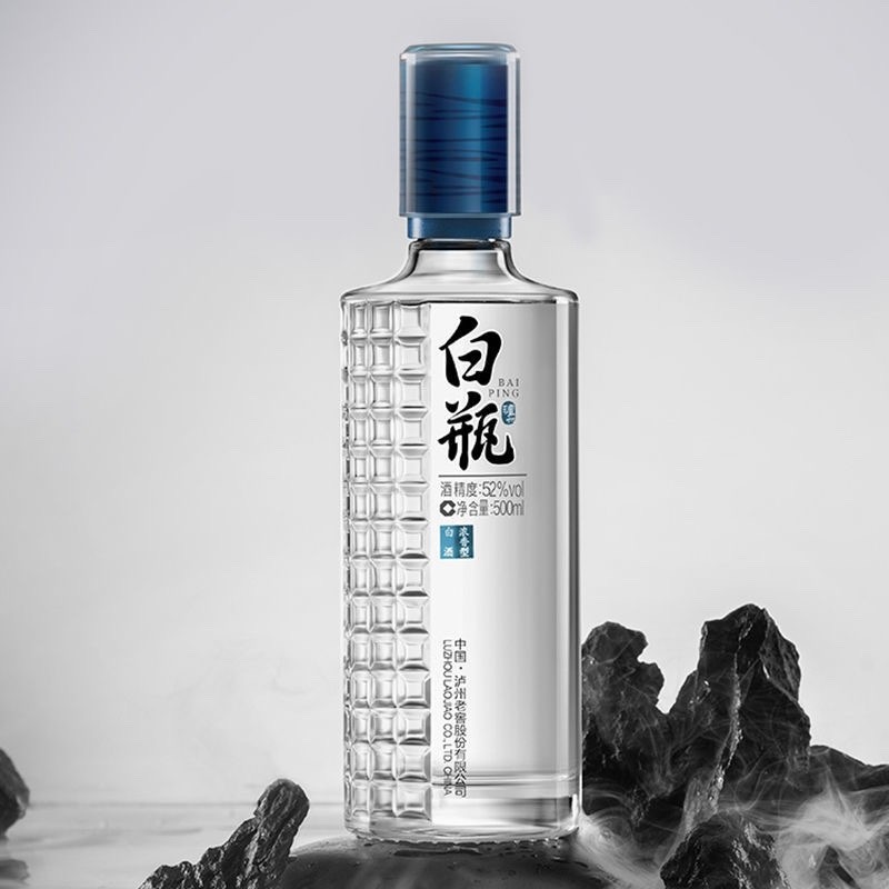 泸州老窖 泸州白瓶酒 52度500ml*1瓶浓香型白酒送礼聚会
