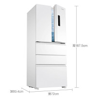 三星（SAMSUNG）450升风冷无霜多门冰箱 智能变频 全环绕气流 节能静音 速冻RN40KD8J0WW/SC