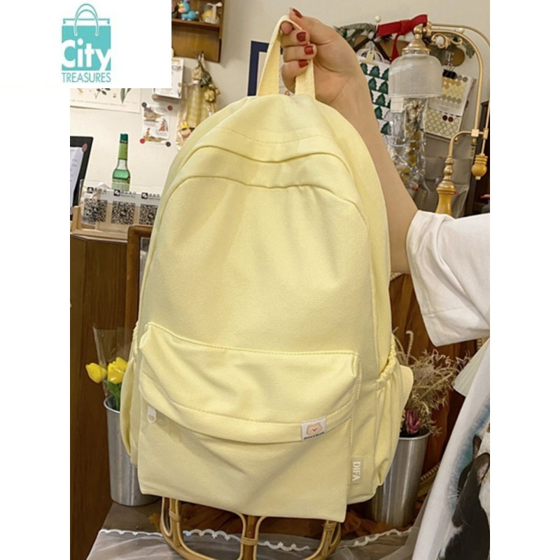 bangdou苏在在同款书包女学生韩版初中小清新大容量森系双肩包女少女