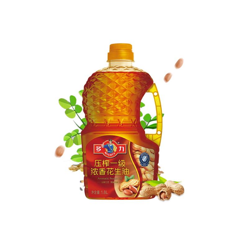 多力一级压榨花生油1.8L*6