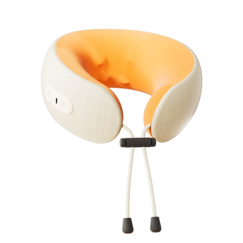 沃品(WOPOW) 颈部摩U型枕按摩器颈部按摩器 NM09 米橙色高清大图