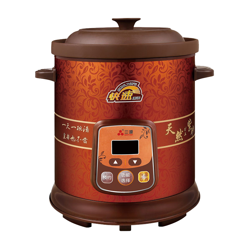 三源60l480w电脑型预约紫砂煲tgd60sa1电汤锅电炖锅