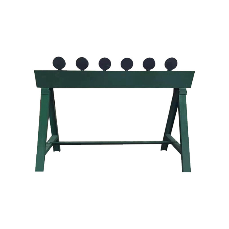 六头钢板靶 手动升降靶机 移动靶 靶机 起倒靶